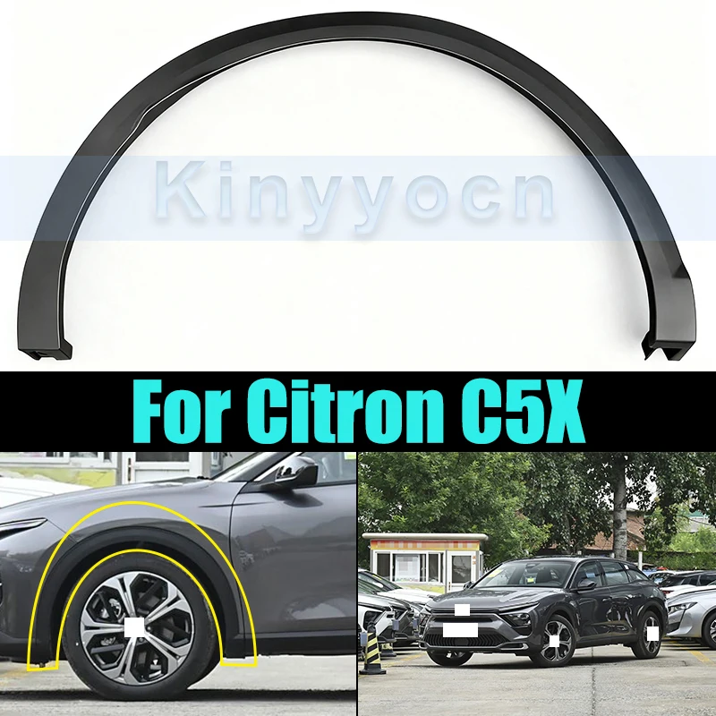 

Front/Rear Car Wheel Arch Moulding For Citron C5X Fender Eyebrows Wheel Arches Car Assecories