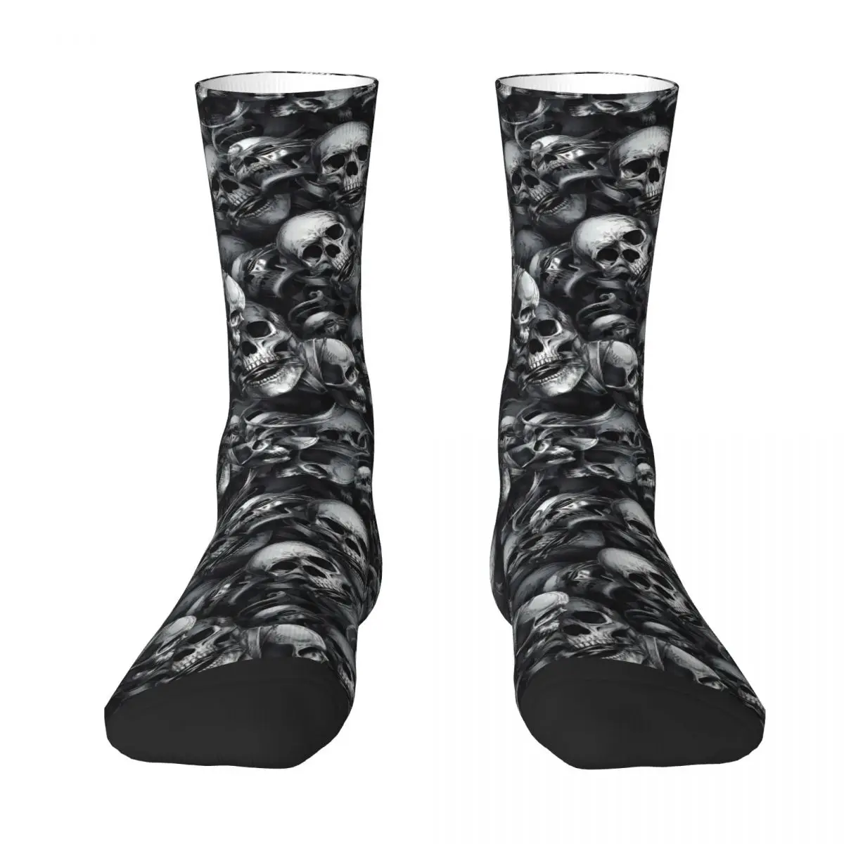 No Evil Skulls Kawaii Socks Travel Cartoon Pattern Socks