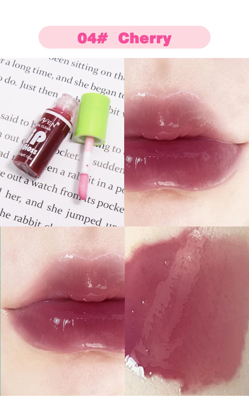 Brillo de labios hidratante de 6 piezas, lápiz labial transparente, loción labial hidratante Sexy, Cosméticos hidratantes sin pelar, 2024