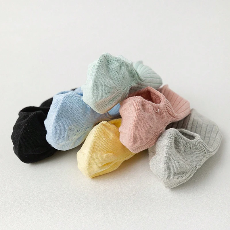 1/5/10/15/20 Pairs Random Women Classic Macaron Color Minimalist No Show Socks, Soft Breathable Casual Invisible Liner Socks