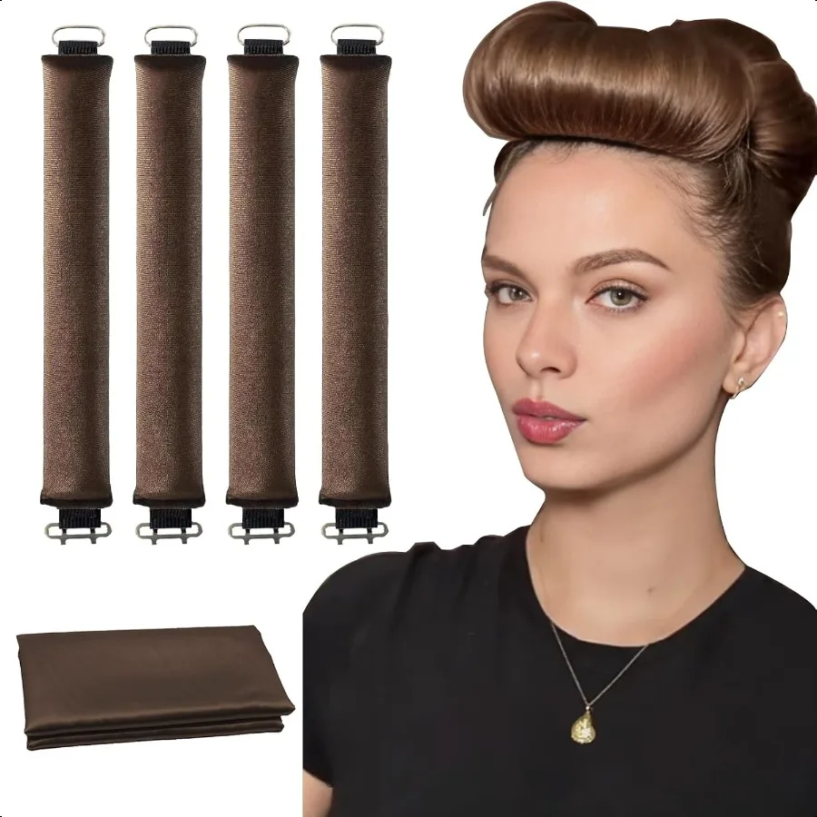 

Heatl Curls Overnight 5 шт. Бигуди Heatl для сна в ночное время Стержни для выдувания волос без нагрева Бигуди для волос Стрижки для завивки волос для женщин B