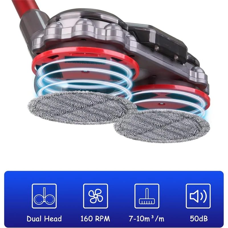 

A67Z Чистящая насадка для швабры для Dyson V7 V8 V11 V10, детали для пылесоса, насадка для электрической швабры со съемным резервуаром для воды и шваброй P