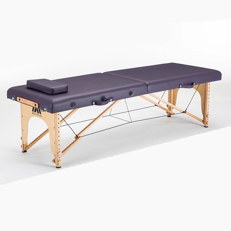 

Fold Portable Massage Bed Beauty Handheld Embroidery Design Bed Massage Table Space-saving Space-saving Salon Furniture