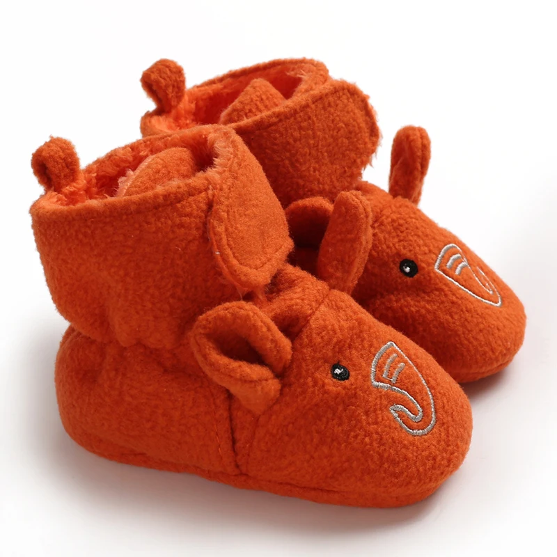 2026 New Winter Baby Booties Cute Cartoon Soft Sole First Walkers for Newborn Boys Girls 0-12 Months