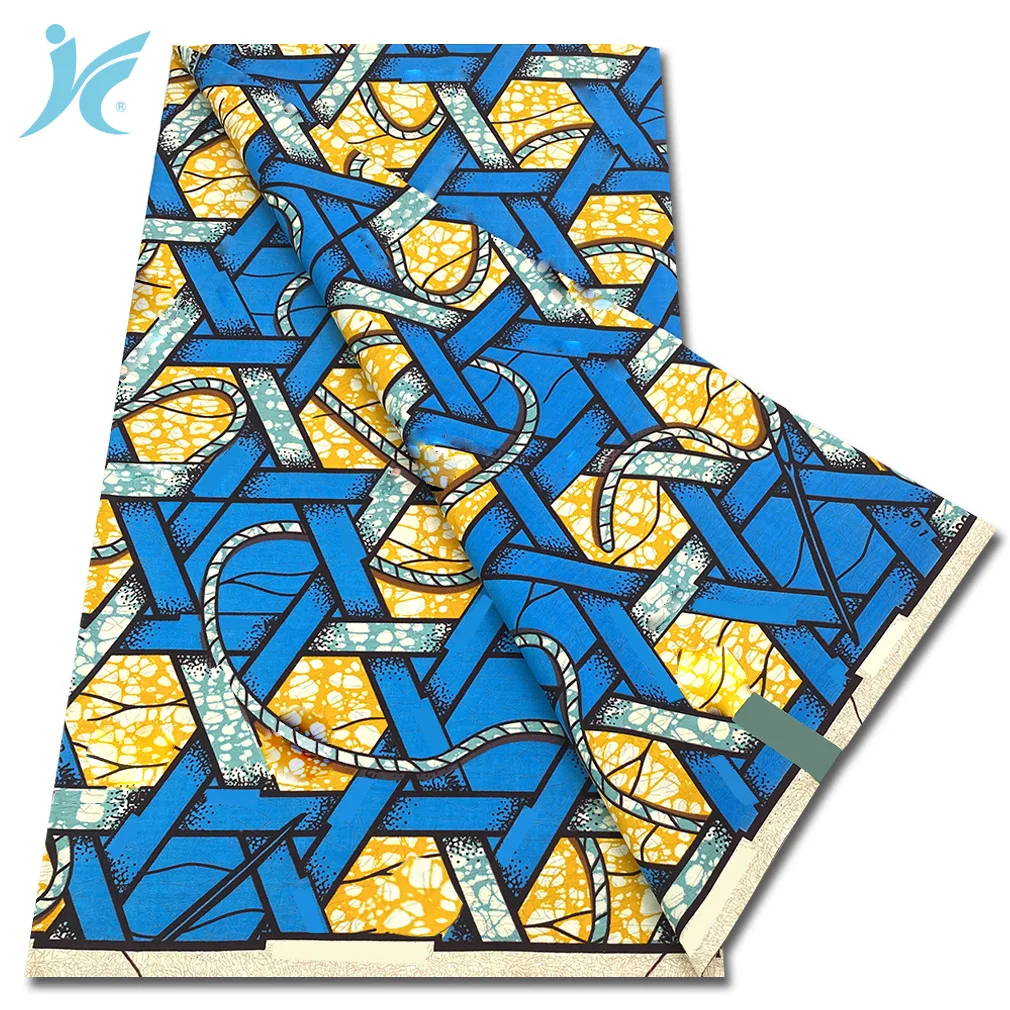 

Новейшая супермягкая ткань Super Tissu Real African Wax Prints, мягкая ткань Ankara Wax, женская ткань Pagne, 100% хлопок, 6 ярдов, для самостоятельного шитья.
