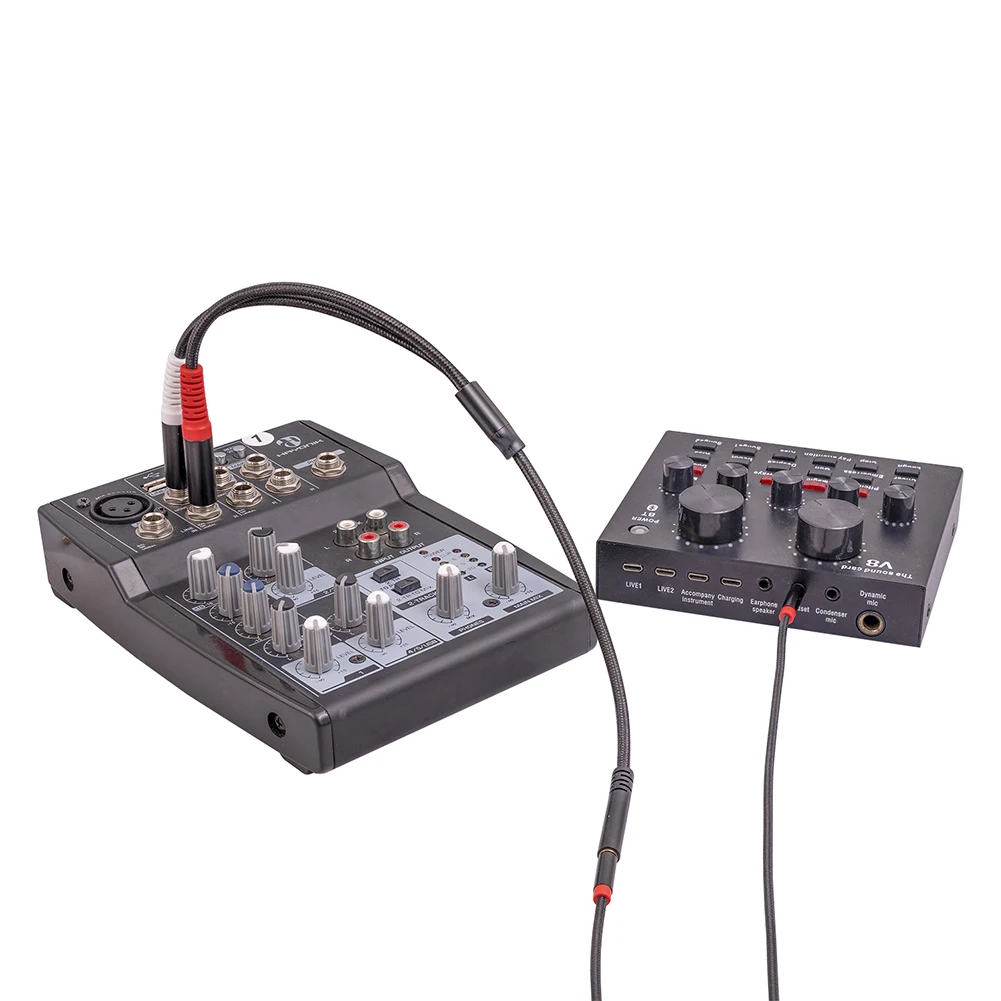 مطلية بالذهب 6.35 مللي متر 1/4 بوصة ستيريو TRS كابل مساعد 3.5 مللي متر أنثى جاك إلى 2*6.35 مللي متر محول مزدوج 6.35 مللي متر أحادية ذكر الصوت AUX الحبل