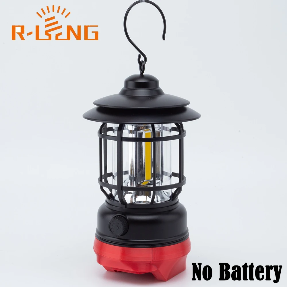 Portable LED Camping Lantern For Lidl Parkside Team X20V Lithium Battery Hanging Tent Light Outdoor (Not include battery)