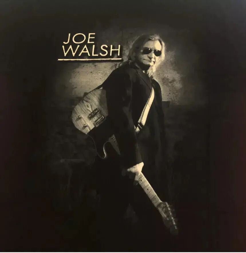 

Live Guitar Joe Walsh T-Shirt Short Sleeve Black Unisex For Fans