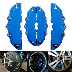 2PCS M+S 3D Blue Style Car Disc Brake Caliper Covers Front & Rear Accessories