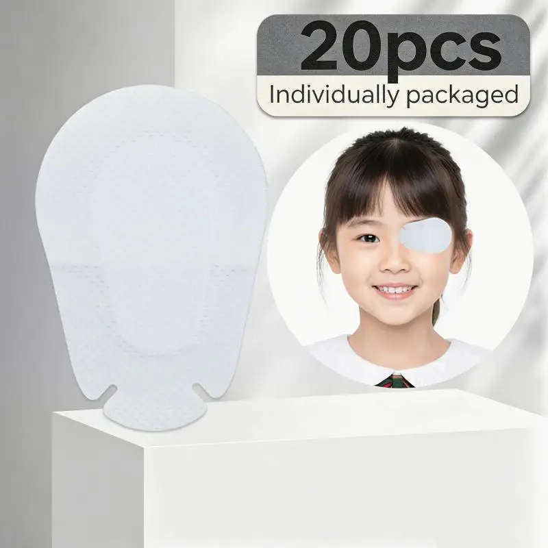 【HB】20Pcs Postoperative Sterile Adhesive Light Blocking Eye Pad  Eye Patches Eyesight Protection Amblyopia Correction Patches