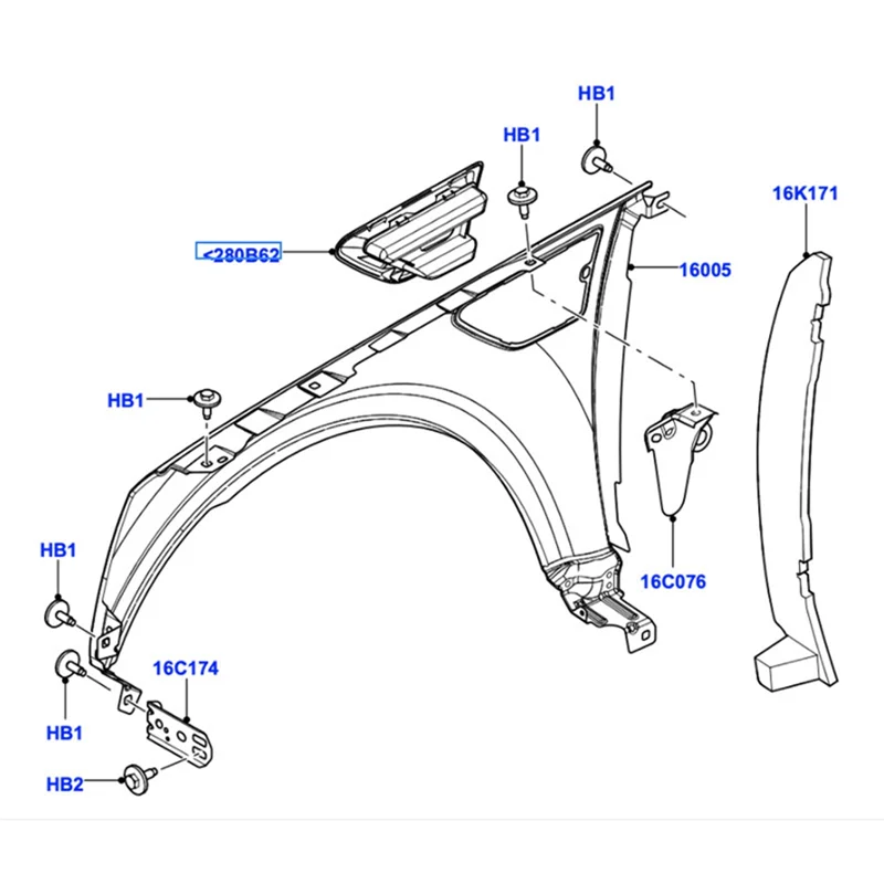 ABSS-車フェンダーサイドエアベントフローグリルカバーランドローバーフリーランダー 2 LR2 2006-2016 フェンダーグリルトリム装飾