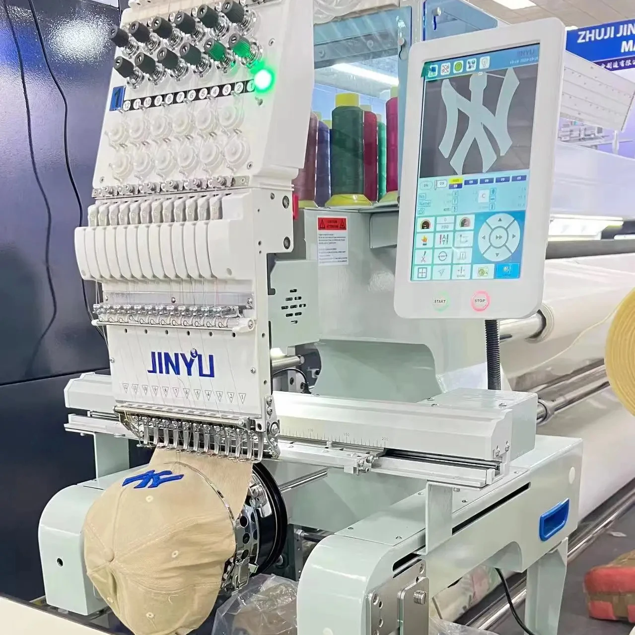 JCS-T1201 300*400mm New Model T Shirt Embroidery Machine 3d Embroidery Machine Portable Household Embroidery Machine