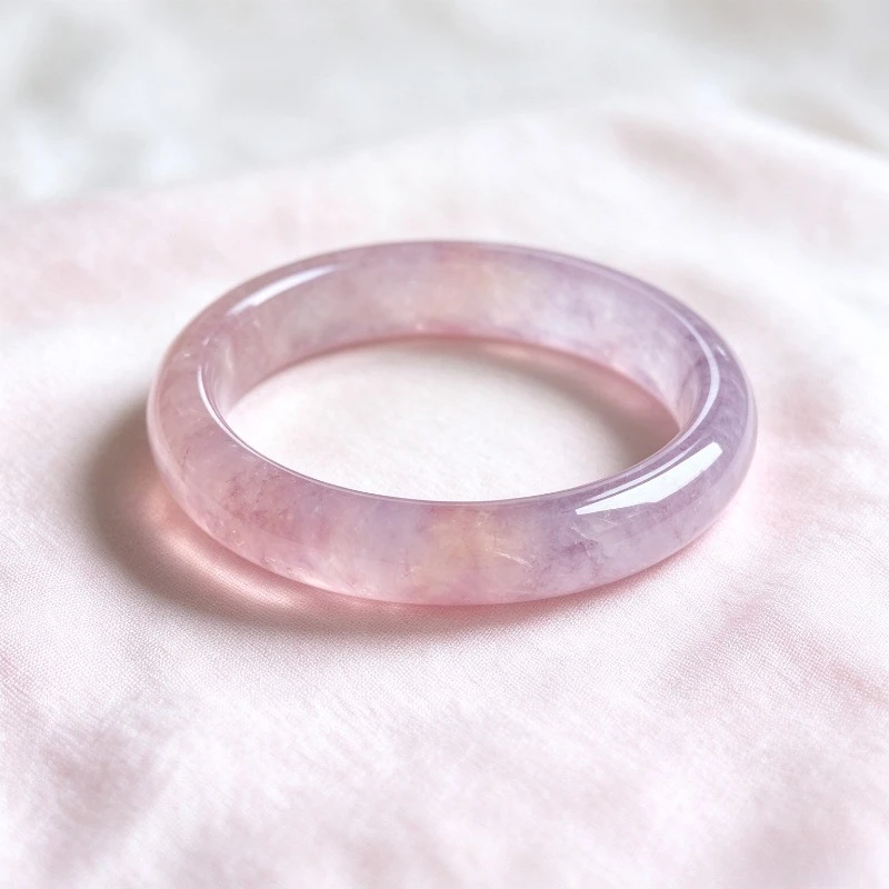 Fashion Ice-through Pink Purple Bracelet, Expensive and Elegant Daily Jewelry