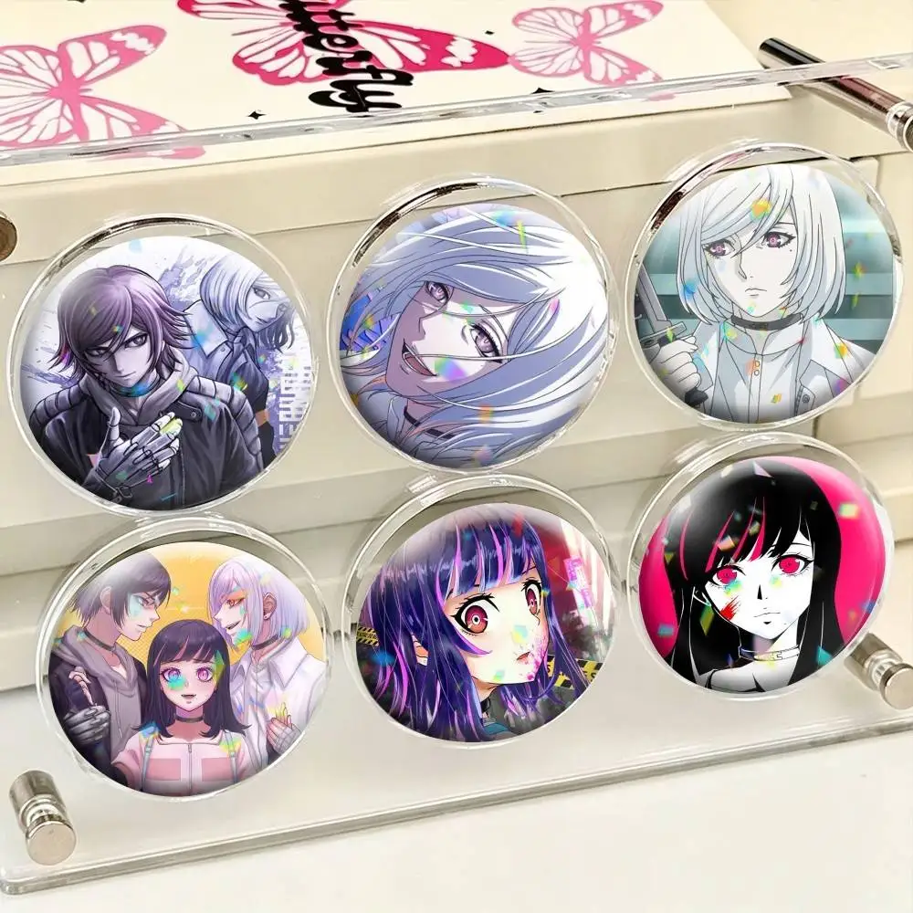 Anime Akudama Drive-ee  25mm 32mm 44mm 58mm 75mm Brooches Badges Pins for Accessories Gift
