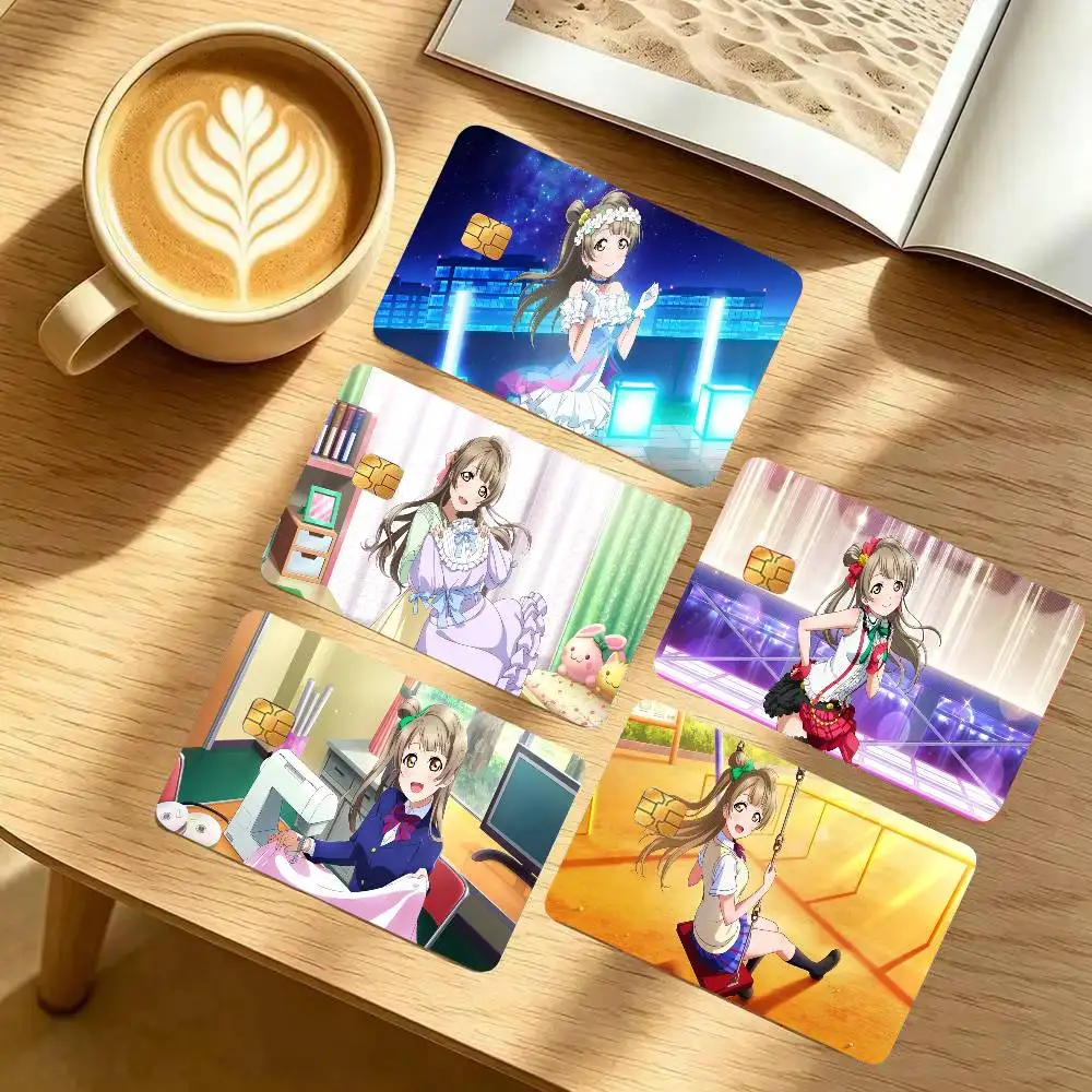 Southern Bird Animation Lovelive Card Sticker 4Pcs Credit Card Skin Anti Scratch Bank Debit Card Decal