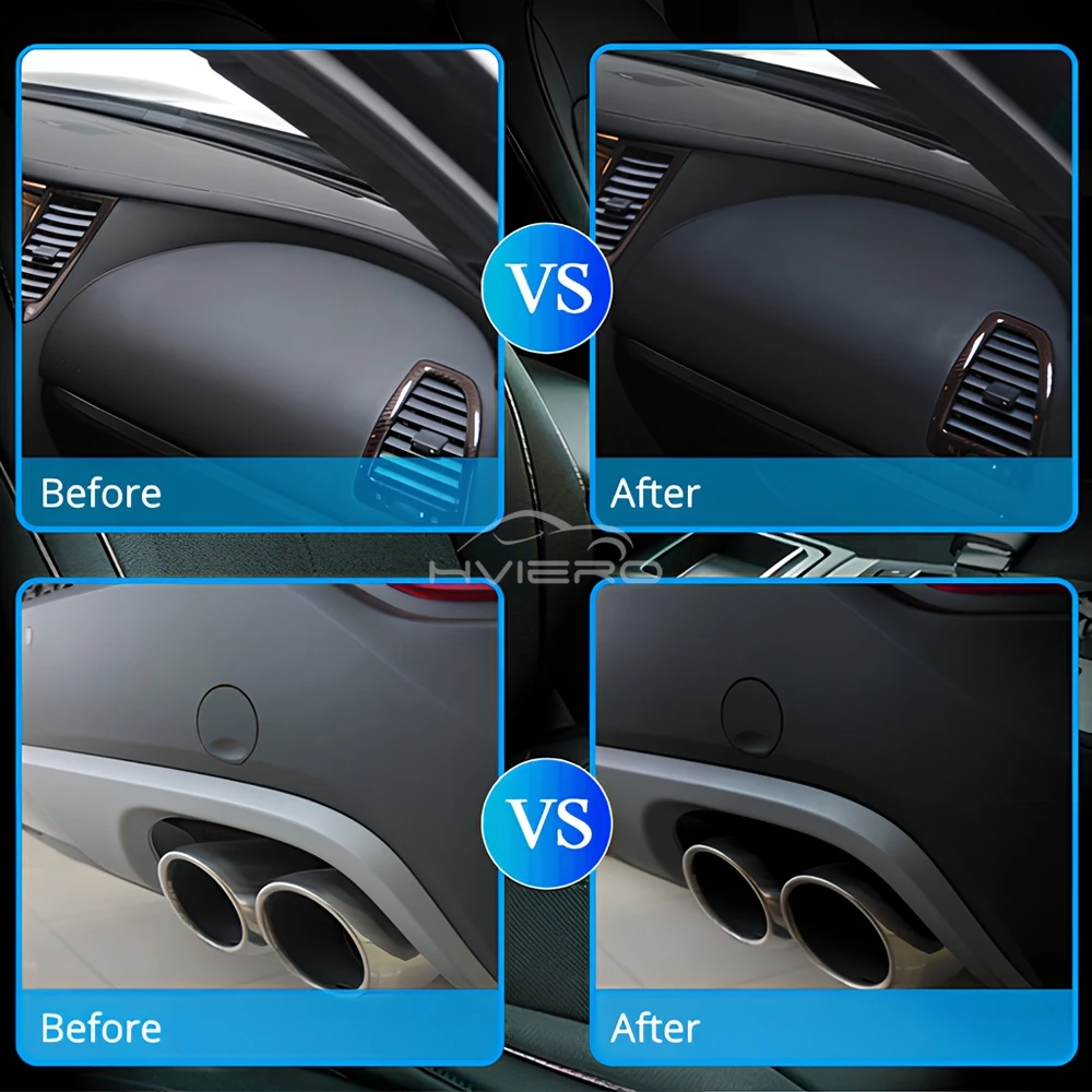 30/50ml Agente di ripristino della plastica per la parte interna dell'auto domestica Lucido Pulito Ricostruzione Ristrutturazione automatica Strumenti di manutenzione Accessori