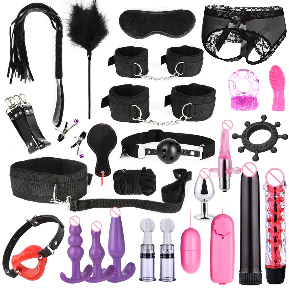 SM Handcuffs Sex Ankle Cuff BDSM Bondage Restraints Soft Plush Handcuff Adult Game 18+ Erotic Couple Sextoy Sex Supplies Shop view 2