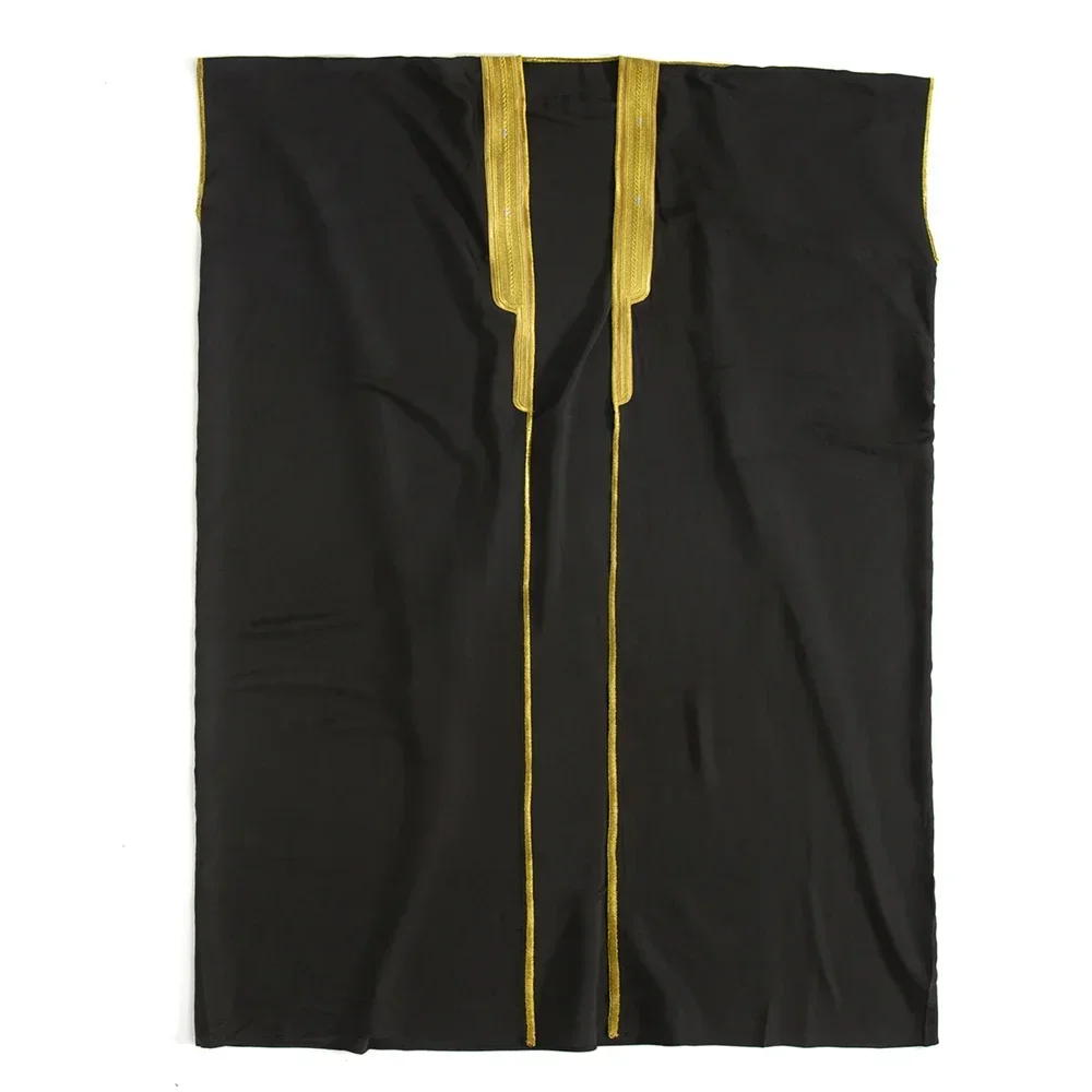 イスラム教徒のアラブ人男性用着物ローブ イード ラマダン イスラム服 サウジアラビア トルコ オープンアバヤ ドレス ジェラバ ディシュダシャ ドバイ ジュバ トーベ カフタン