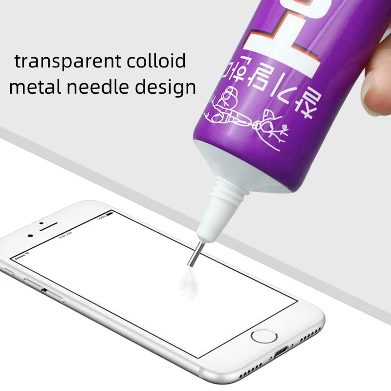 Korea T9000 Transparent Soft 110ML Super Glue Eco-friendly Adhesive Building Block Glue Repair Mobile Phone Plastic Model Toys