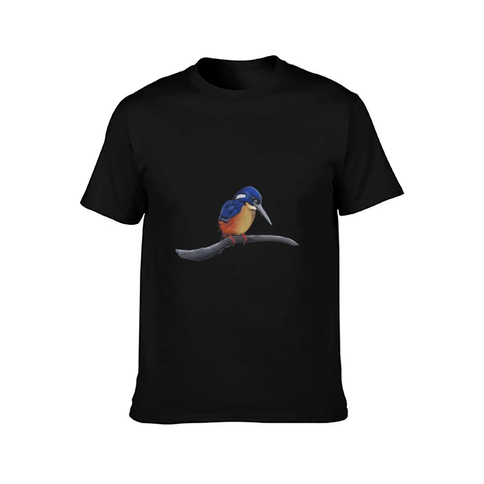 Kingfisher T-Shirt Plus Size Gym Sports T-Shirt
