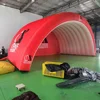 거대한 풍선 무대 커버 텐트는 야외 음악 축제 콘서트를 위한 에어 스테이지 지붕 화이트 쉘 돔 이벤트 아치 텐트를 폭파합니다 6