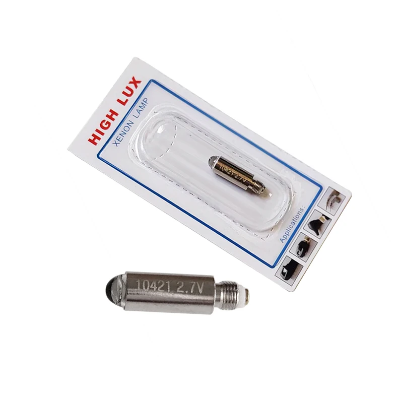 

#10421 2.7V Halogen Replacement Xenon Spare Bulb Lamp Replacement Parts Compatible for RIESTER Otoscope Ophthalmoscope 10421