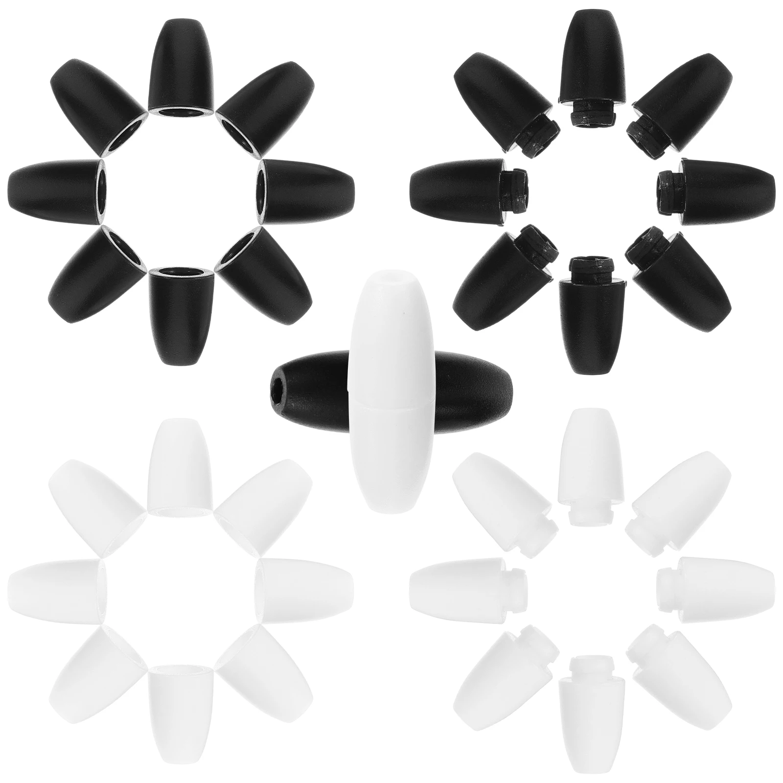 60 stks Veiligheidssluitingen Plastic Breakaway Connectors 2 Kleuren Elk Voor Sieraden Armband Sluiting Haak Craft Naaien