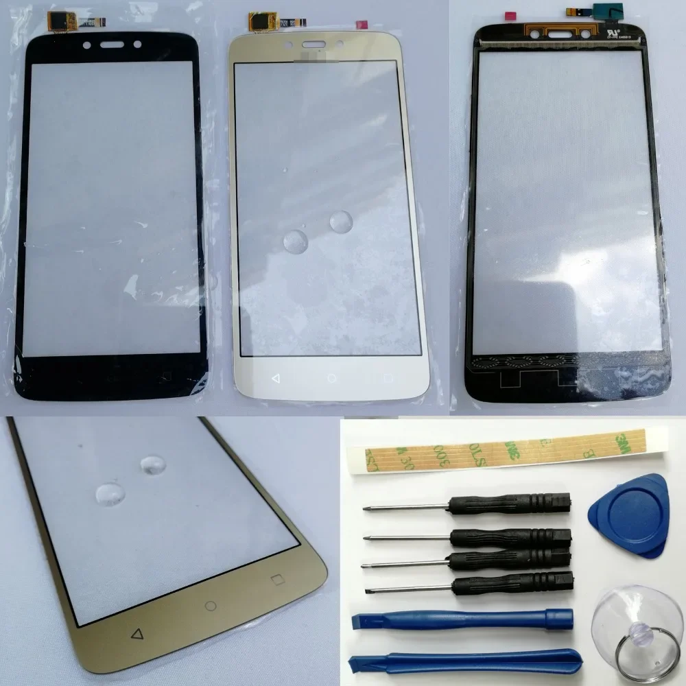 

Shyueda 100% Новинка для Motorola Moto C +/C Plus XT1721 XT1723 XT1724 5,0 "внешнее Переднее стекло сенсорный экран