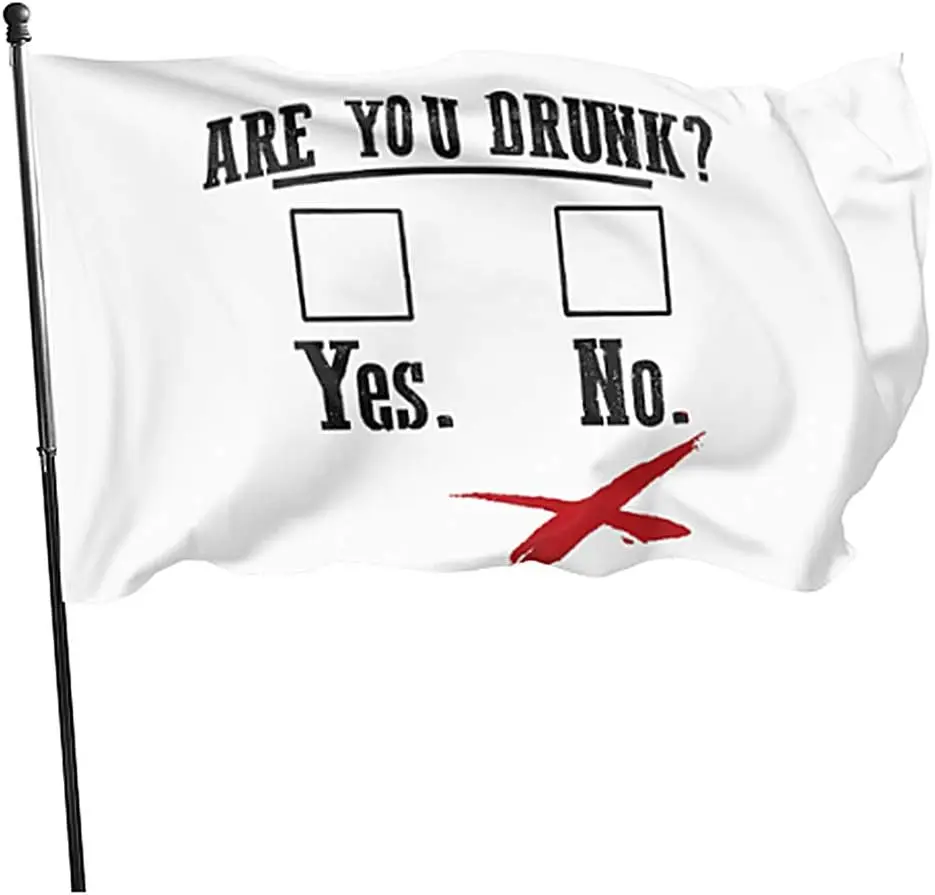 Flagicts 100% Polyester are You Drunk Flags