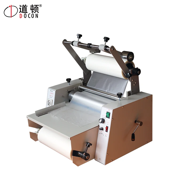 DC- 380B Hot And Cold Roll Laminator With Anti-curling And Trimming