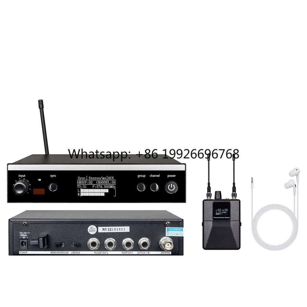 

PSM300 Stereo Monitoring System in Ear Monitor Earphone PSM300 for UHF Vocal Stage Performance Perfect Sound