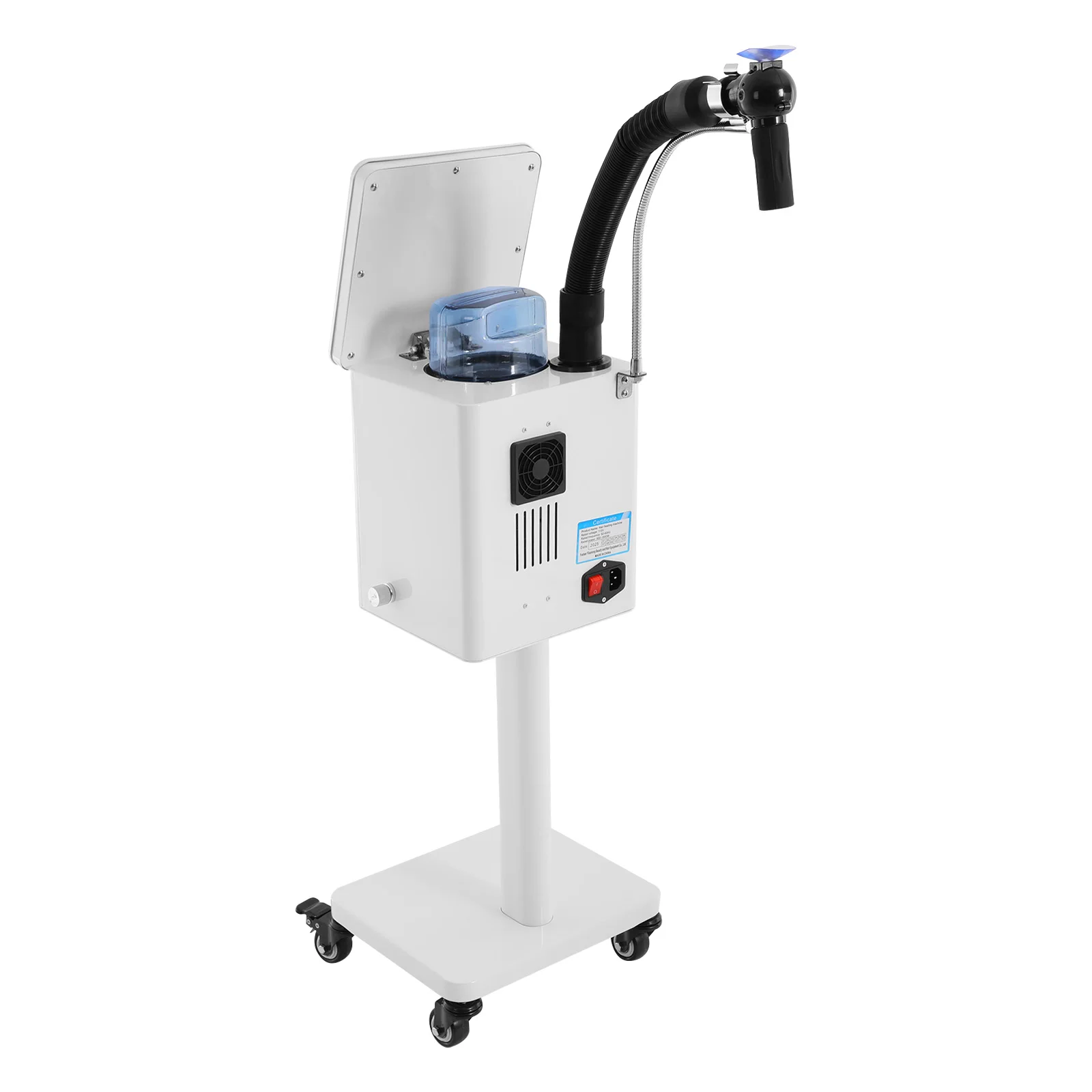 

Нано-пароварка для волос, отпариватель для волос с функцией озона и 5 настройками температуры, большой резервуар на 900 мл для глубокого ухода за волосами в салоне ﻿ ﻿