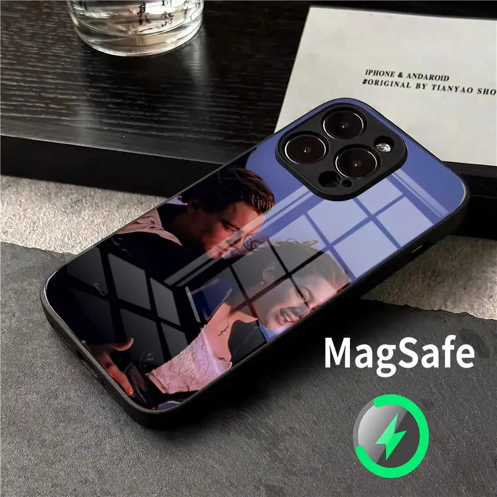 Classic Movie T-titanic Phone Case For IPhone 16 15 14 13 12 11 Pro Max 13mini 12mini Magsafe Glass Cover