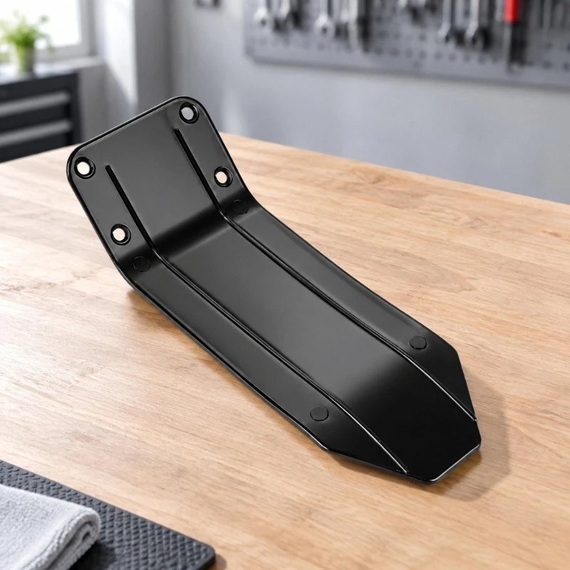 Single Molded Polypropylene Rear Mudguard for IN10, with Pre-Positioned Holes for a Replacement Installation Without Cutting or