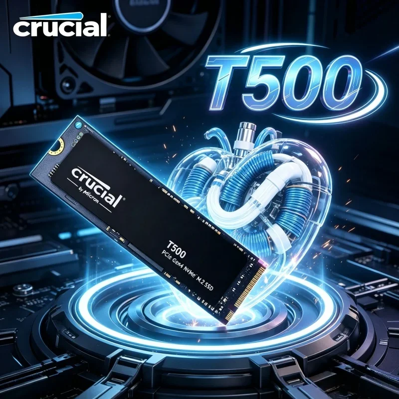 

OEM Unpacked Crucial T500 CT1000T500SSD8 1TB M2 PCIe4 NVMe SSD 7300MB/s Gen4 Gaming Storage Drive For PS5 Notebook Desktop PC