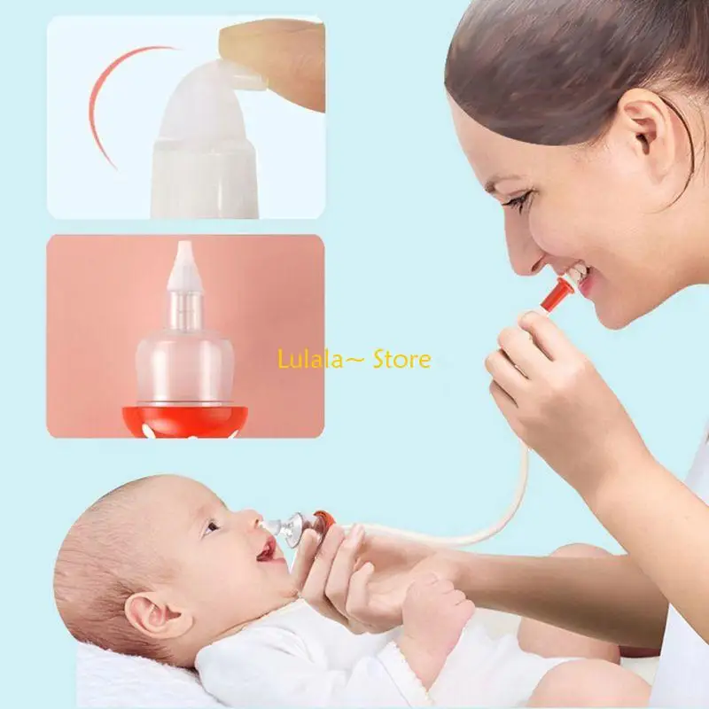 

Y4QA Baby Care Supplies Newborn Safety Nose Cleaner Kids Nasal Aspirator Accessories