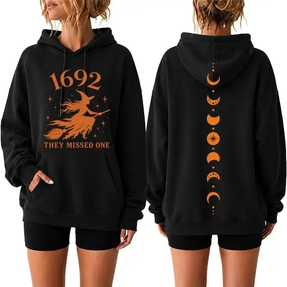 Halloween Sweatshirt for Women 1692 They Missed One Hoodie