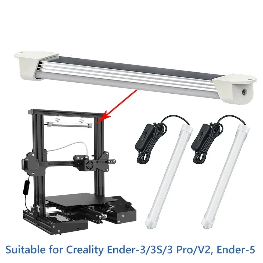

Светодиодная лента для 3D-принтера, комплект обновления лампы 24 В для Creality Ender-3/3S/3 Pro/V2 Ender-5/5 Pro, детали принтера «сделай сам»