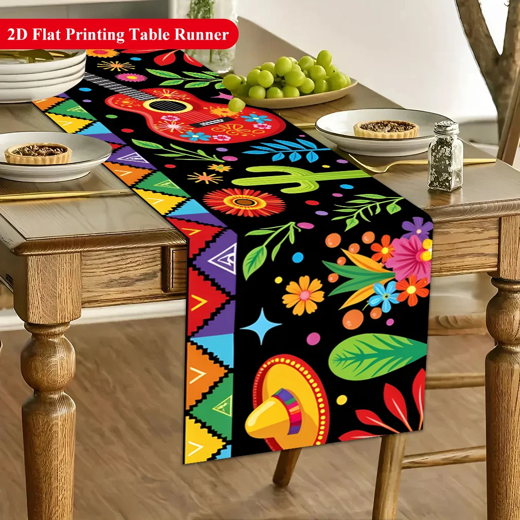 Taplak Meja 1 Buah, Dekorasi P - Christmas Table Runner ulasan dan harga