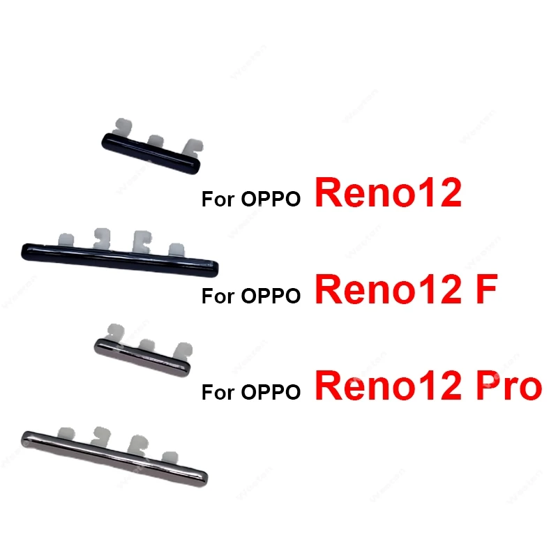 Power Volume Buttons For OPPO Reno 12 Reno12 F Reno 12 Pro 4G 5G Power Volume Up Down Side Key Repair