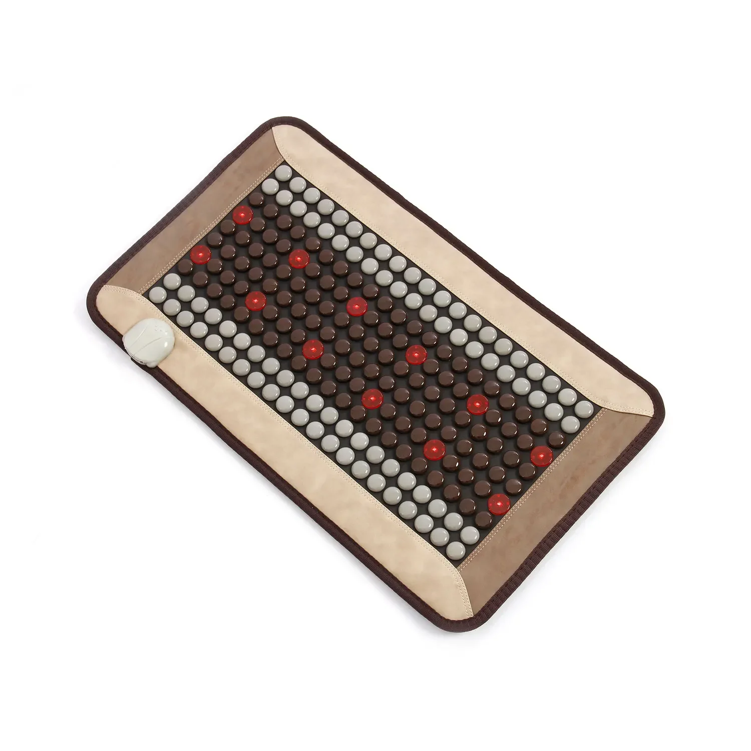 Ceramic Stone Heating Tourmaline Mat Thermal FIR Massage Mattress for Body for Physical Therapy