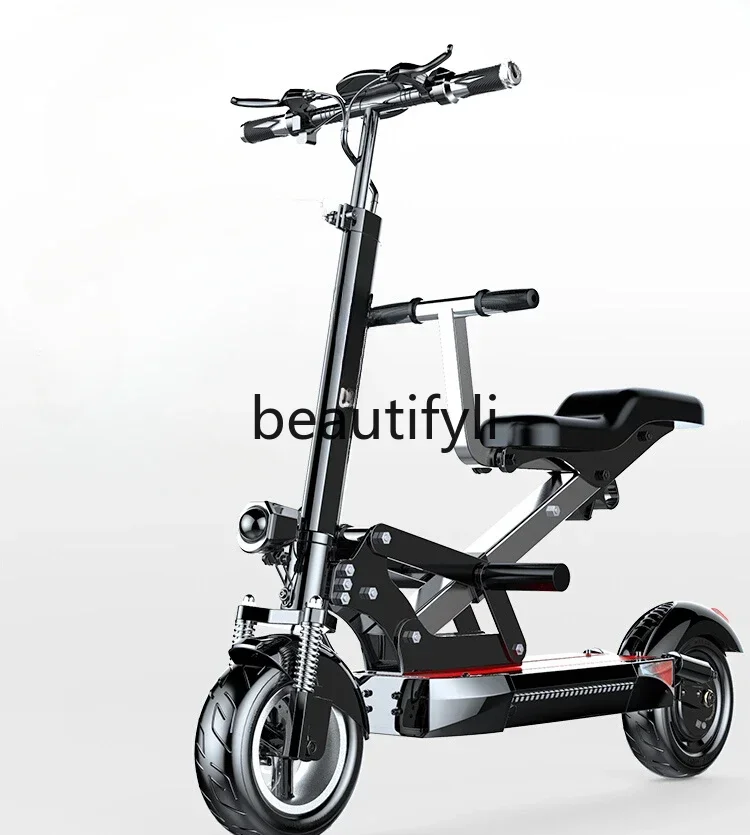 

Z189 Electric scooter mount bike mini folding electric scooter small battery car