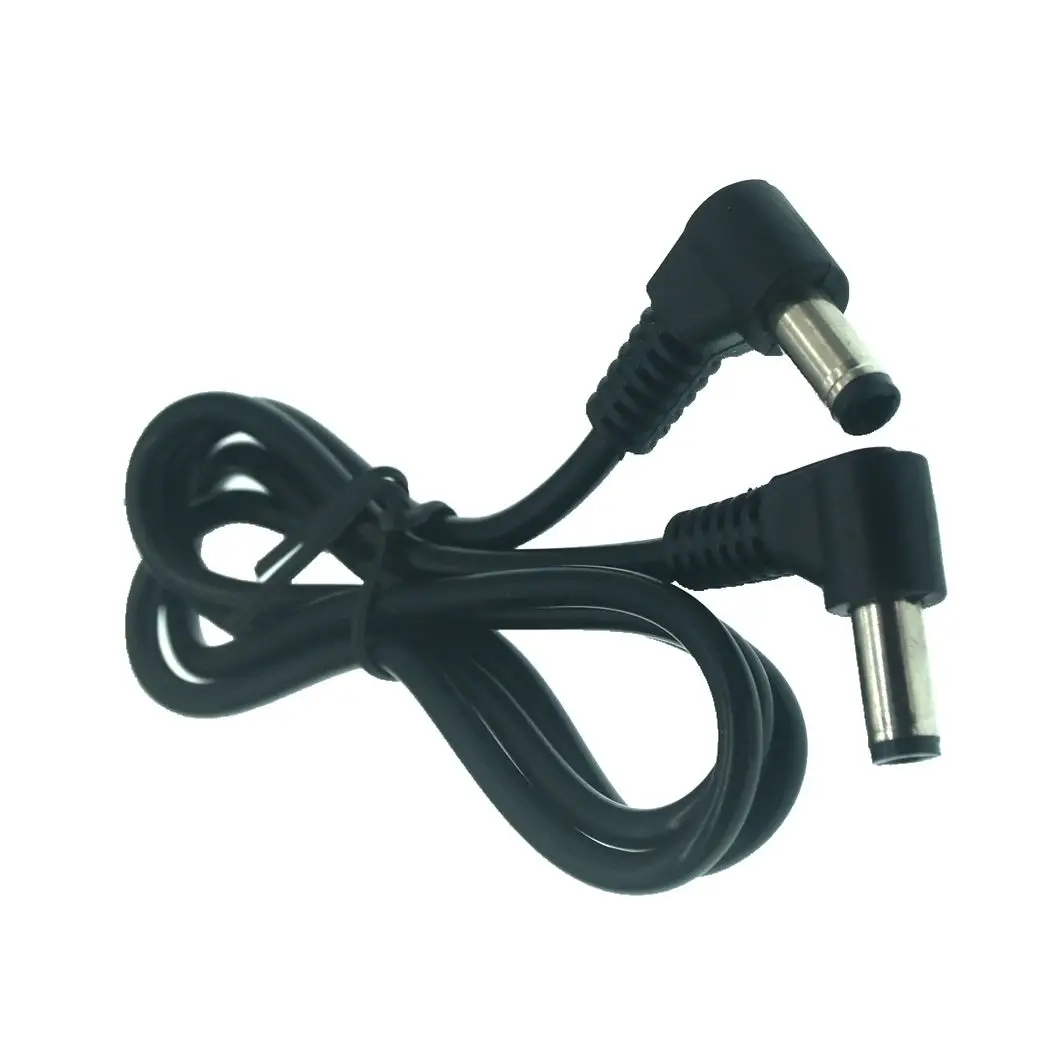 1/10pcs Right Angled 90 Degree DC Power Cable 5.5x2.1mm 2.5mm Male Plug General Purpose 50cm 100cm 2m Length Options