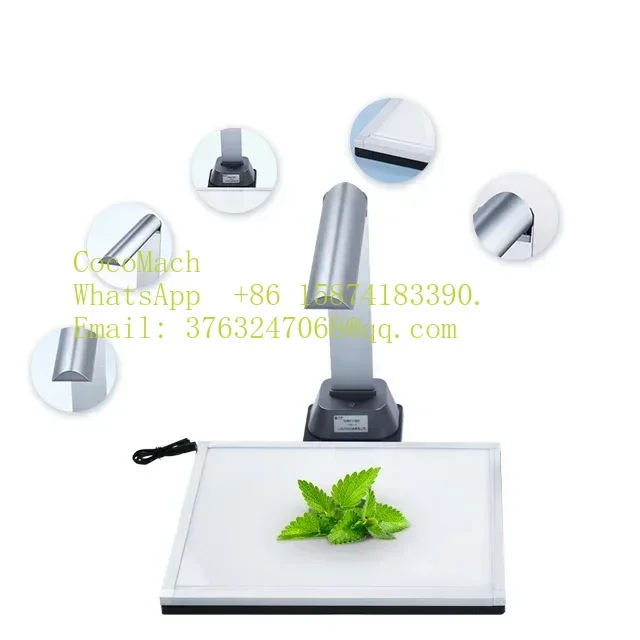 Handheld Automatic Photographic Leaf Area Scanner Analyzer System Meter Plant Living Leaf Area Measuring Instrument