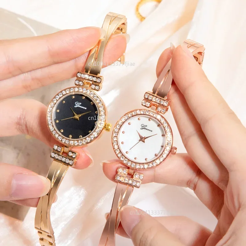 

New Luxury Trendy Women Bracelet Watch Mujer Relojes Small Dial Quartz Leisure Popular Wristwatch Female Elegant Watches