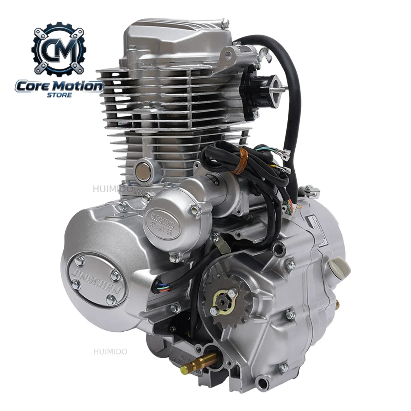 200cc 250cc 4-stroke Vertical Motorcycle Engine w/ Manual 5-Speed Transmission For Dirt Bike ATV