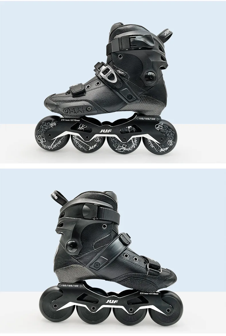 Fiber Roller Skating Shoes, Fancy Skating Professional Brake Flat Shoes