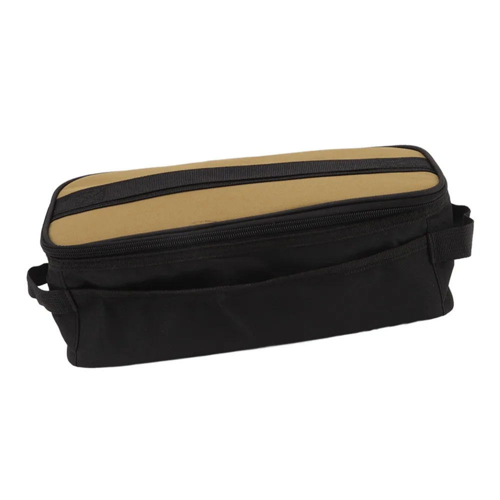 Oxford Cloth Camping Storage Bag With Reinforced Handle Double Zipper Camping Cooker Storage Bag Portable Cookware Bag