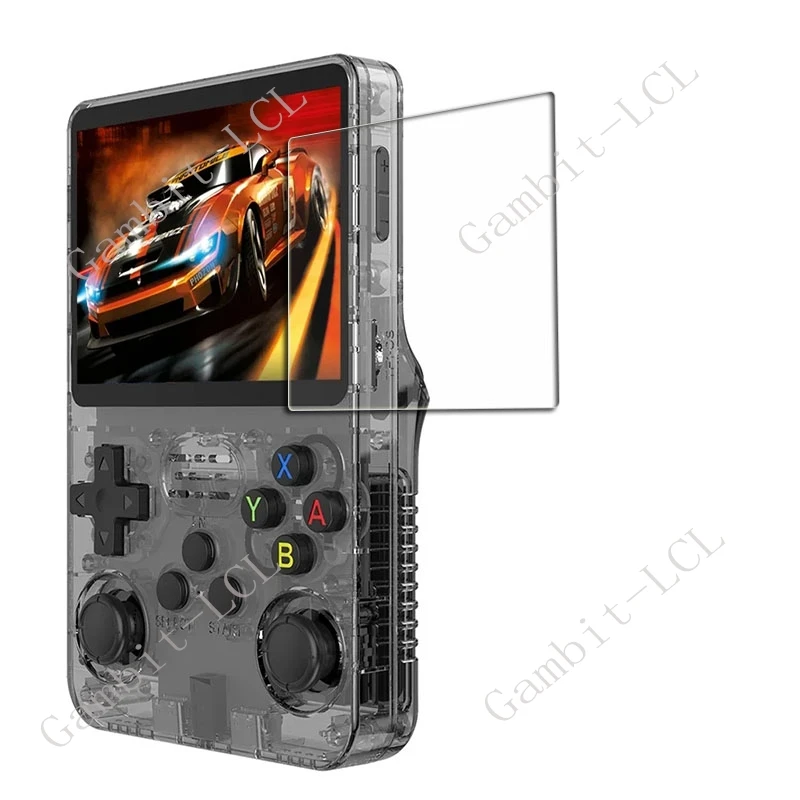GIOPUEY [2 Pezzi Vetro Temperato Compatibile con R36S/R35S/RBG20S, Vetro ad Alta Trasmittanza, Resistente ai Graffi, Cover Compatibile, Pellicola Prottetiva per R36S/R35S/RBG20S GIOPUEY [2 Pezzi Vetro Temperato Compatibile con R36S/R35S/RBG20S, Vetro ad Alta Trasmittanza, Resistente ai Graffi, Cover Compatibile, Pellicola Prottetiva per R36S/R35S/RBG20S