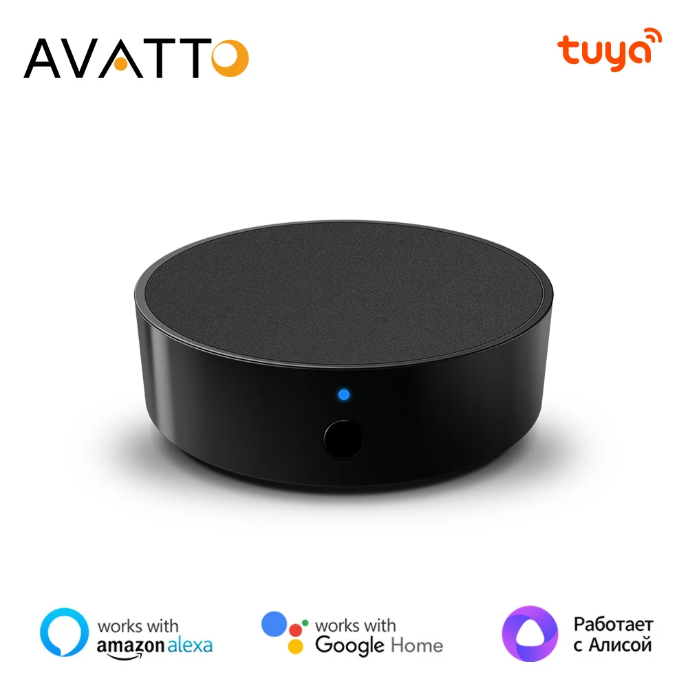 AVATTO Tuya WiFi IR Fernbedienung Für Klimaanlage TV Smart Leben APP Universal Infrarot Fernbedienung Arbeit Mit Alexa, Google hause